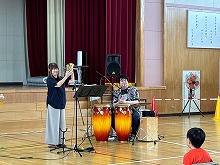 写真：あい風コンサート1石狩八幡小学校