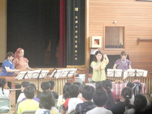 写真：あい風コンサート1生振小学校