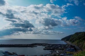 写真：浜益風景