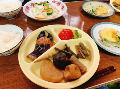 写真：豊隆寺さんで精進料理