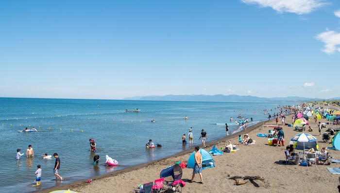 石狩浜海水浴場写真