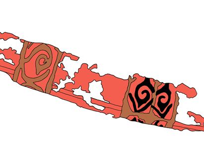 弓の文様図(一部)