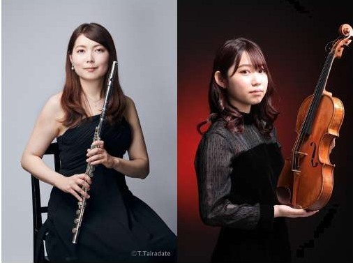 フルート　ふくしまさゆり　ヴィオラ　はぜもとあかね