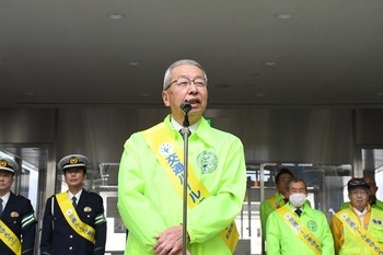 全国交通安全運動挨拶写真