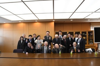 石狩大地の会との懇談会写真