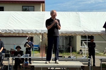 第50回花畔中央町内会大運動会挨拶写真