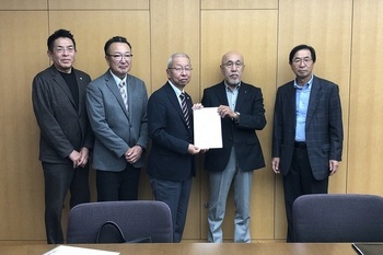 公益社団法人石狩市シルバー人材センター要望書提出写真
