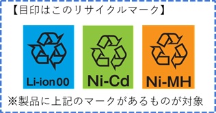 イラスト:リサイクルマーク3種